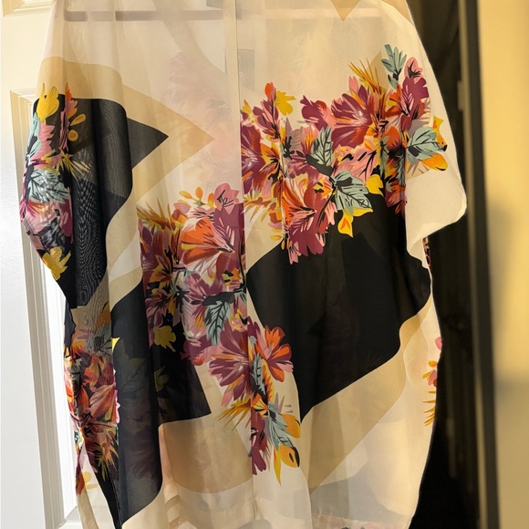 Floral Print Women's Top - Multicolor - Picture 4 of 7